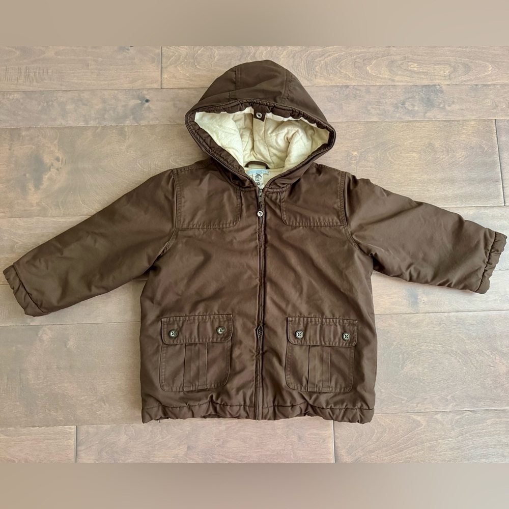Janie and Jack Hoodie Winter Coat-Size 4T-5T
